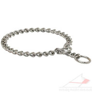 Training Dog Collar Chrome Plated | Dog Chain Collar 3 mm